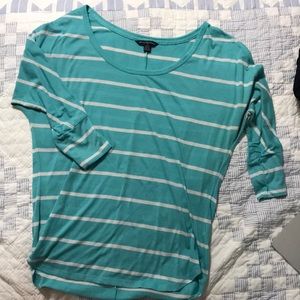 Comfy 3/4 Sleeve Striped Top